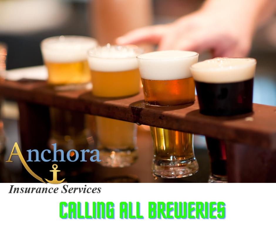 South Carolina and North Carolina iInsurance for a brewery can include General Liability, Liquor Liability, Commercial Liability and Workers' Comp insurance.